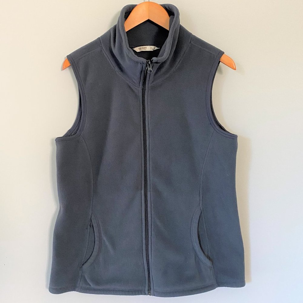 Gray Fleece Vest